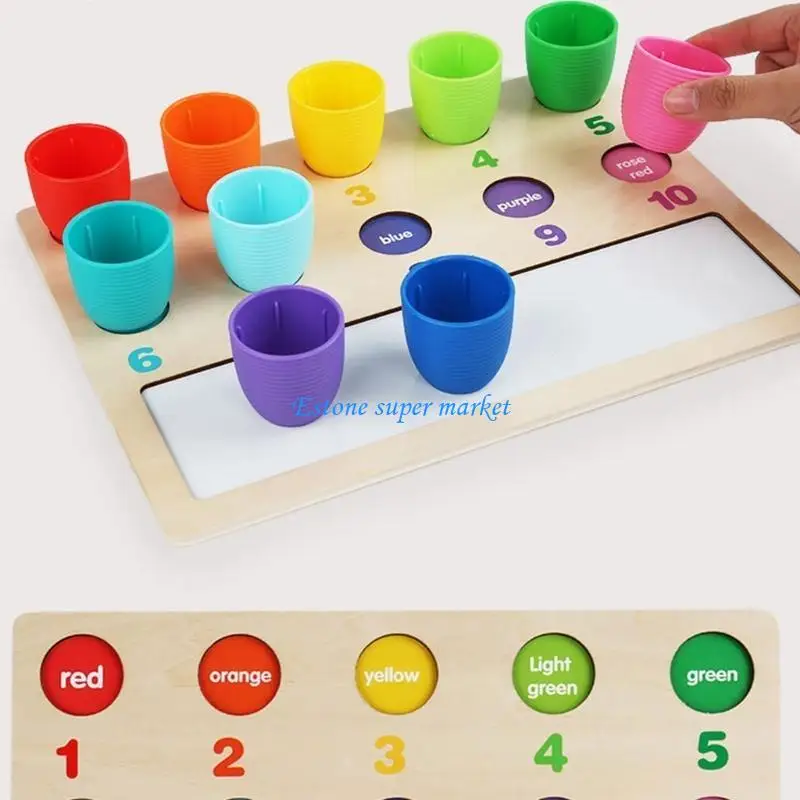 090B 子供番号学習色分類おもちゃ番号認知脳開発おもちゃ