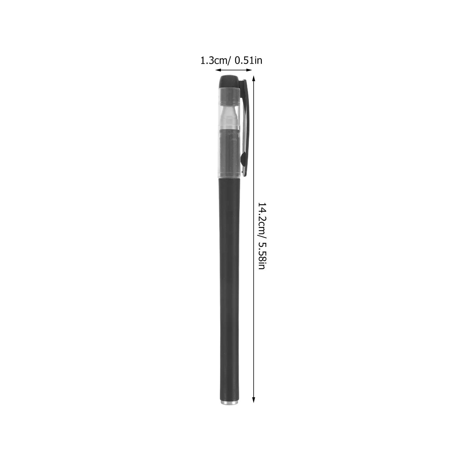 100Pcs Empty Gel Pen Shells Plastic Refillable Ballpoint Pen Barrels for 13Cm Refills Comfort Grip School Office Classroom Study