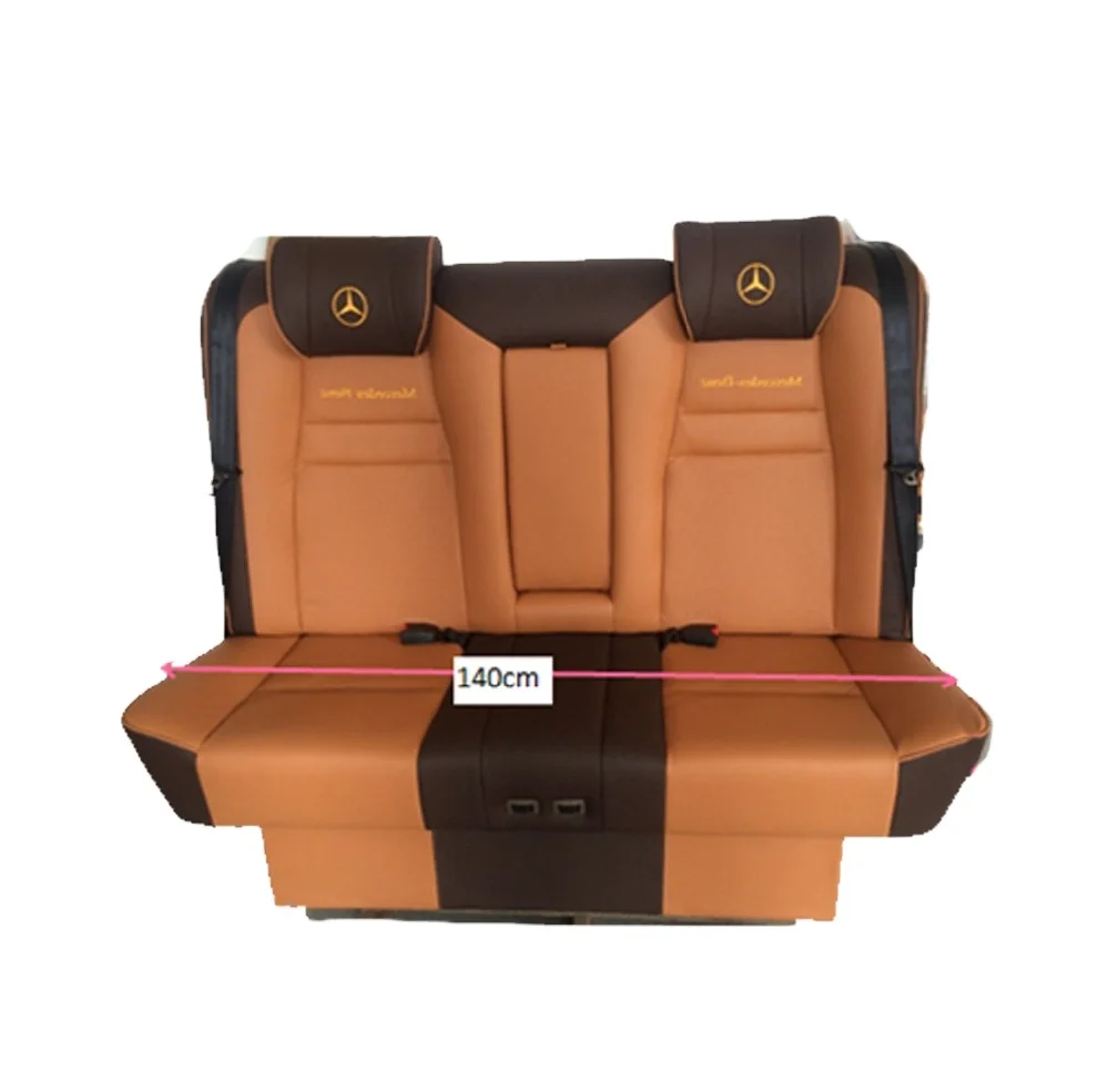 High Quality Luxury Bench  Car Seat Adjustable Leather Luxurious Back Row Power  Van Seat