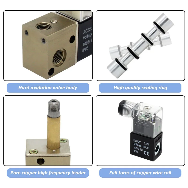 3V1-06 3/2 way Normally closed pneumatic solenoid valve combination positive and negative pressure universal control suction cup