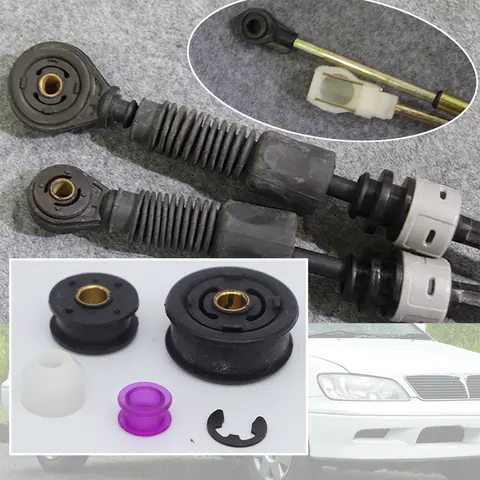 Do Mitsubishi Lancer 2002 2003 2004 2006 2008 2010 Cedia Ręczna skrzynia biegów Linka dźwigni zmiany biegów Tuleja drążka łączącego