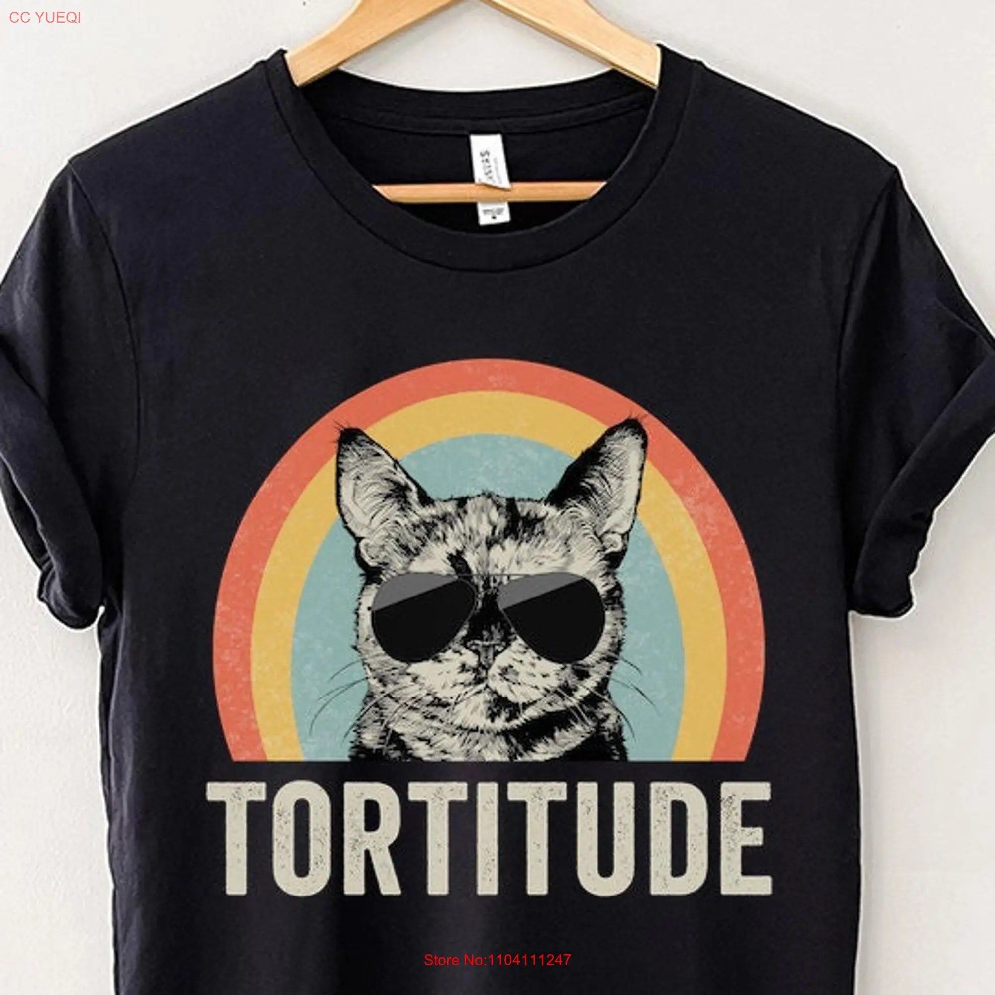 Tortitude T Shirt Tortie Cat Mom Tortoiseshell SweaT Dad s Funny Pun Tank Youth long or short sleeves