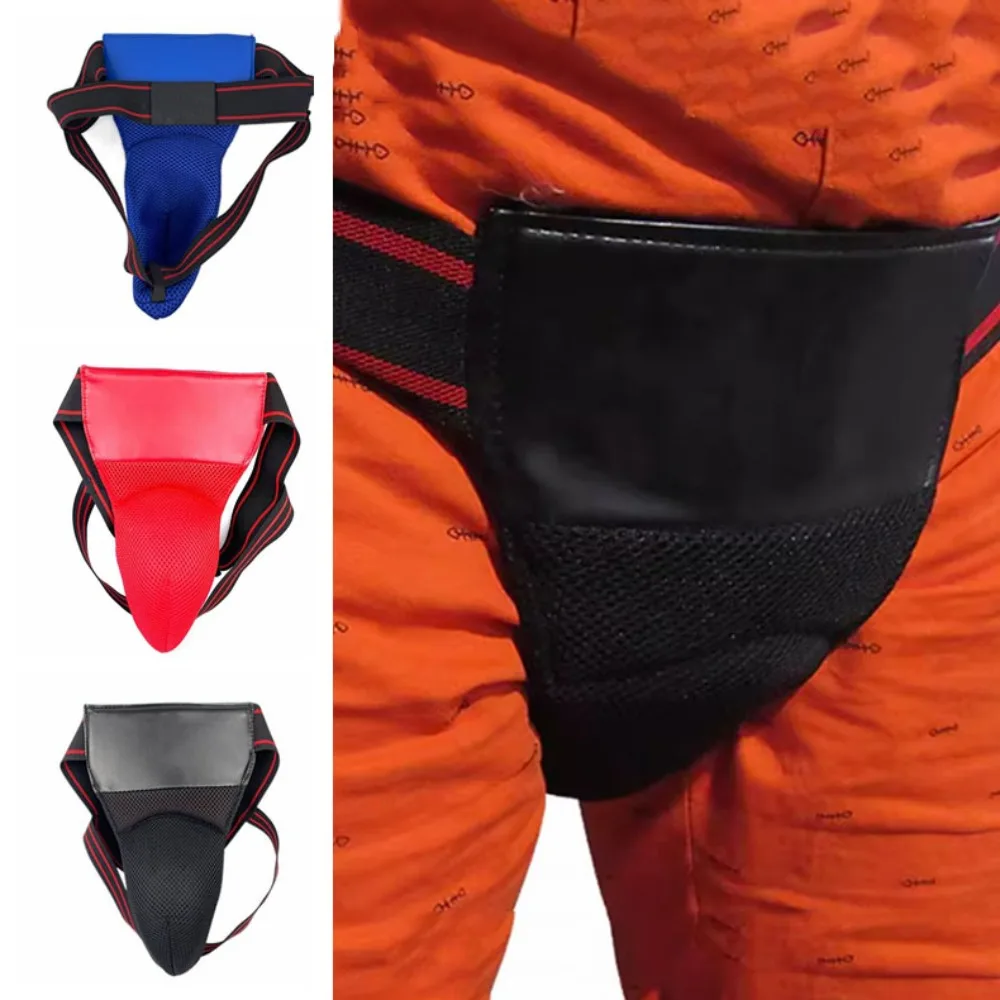 

1pc Adjustable Crotch Protector Groin Guard Taekwondo Groin Protector Cup Professional Sports Safety Boxing Protection Jockstrap
