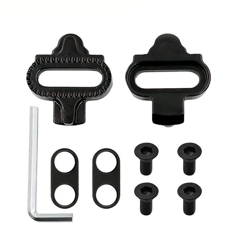 Multi Release Bicycle Shoes Cleats Fit Shimano SH51 SPD MTB Bike Pedal Clips Cycling Shoes Compatible Bike Riding Accessor