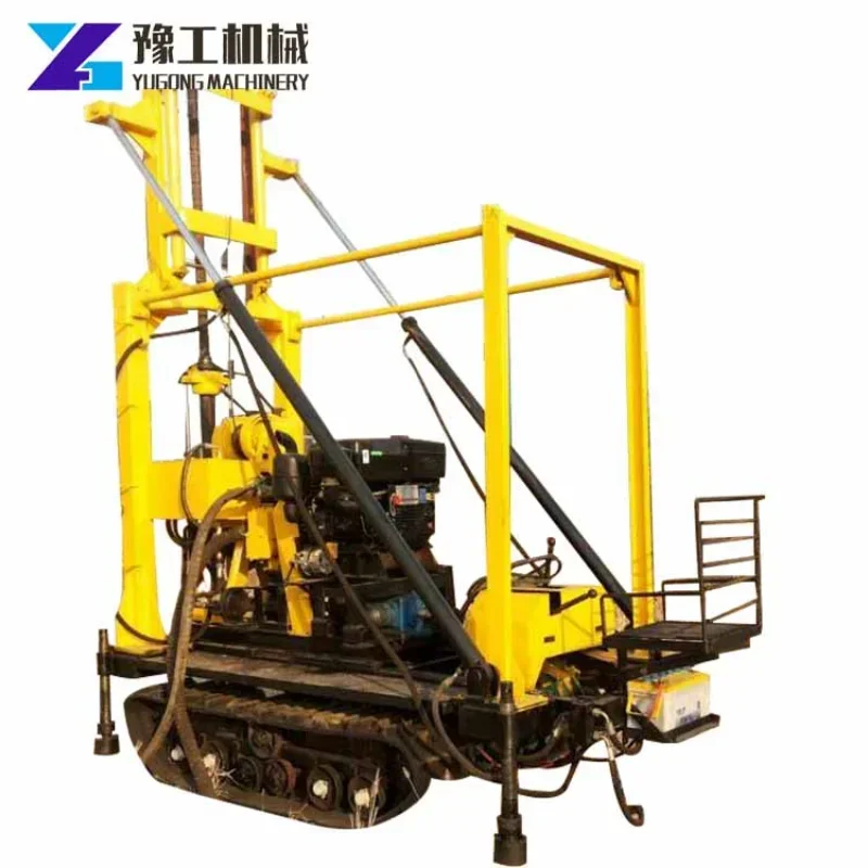 China Borehole Water Well Drill Rig Machine Construction Core Drilling Rig Mining Sample Coring Ground Drilling Rig Machine