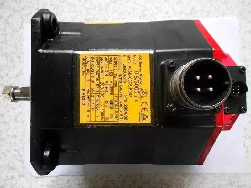 

A06B-0075-B203 Для серводвигателя переменного тока FANUC A06B-0075-B203