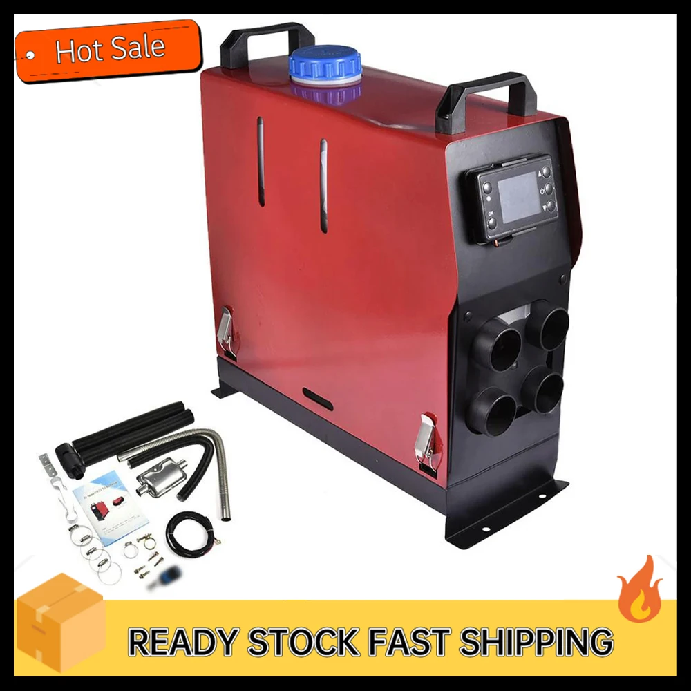 12V/24V Diesel Air Heater 5KW Fast Parking Heater with LCD Display Remote Control for Truck Boats Trailer Motorhome Camper