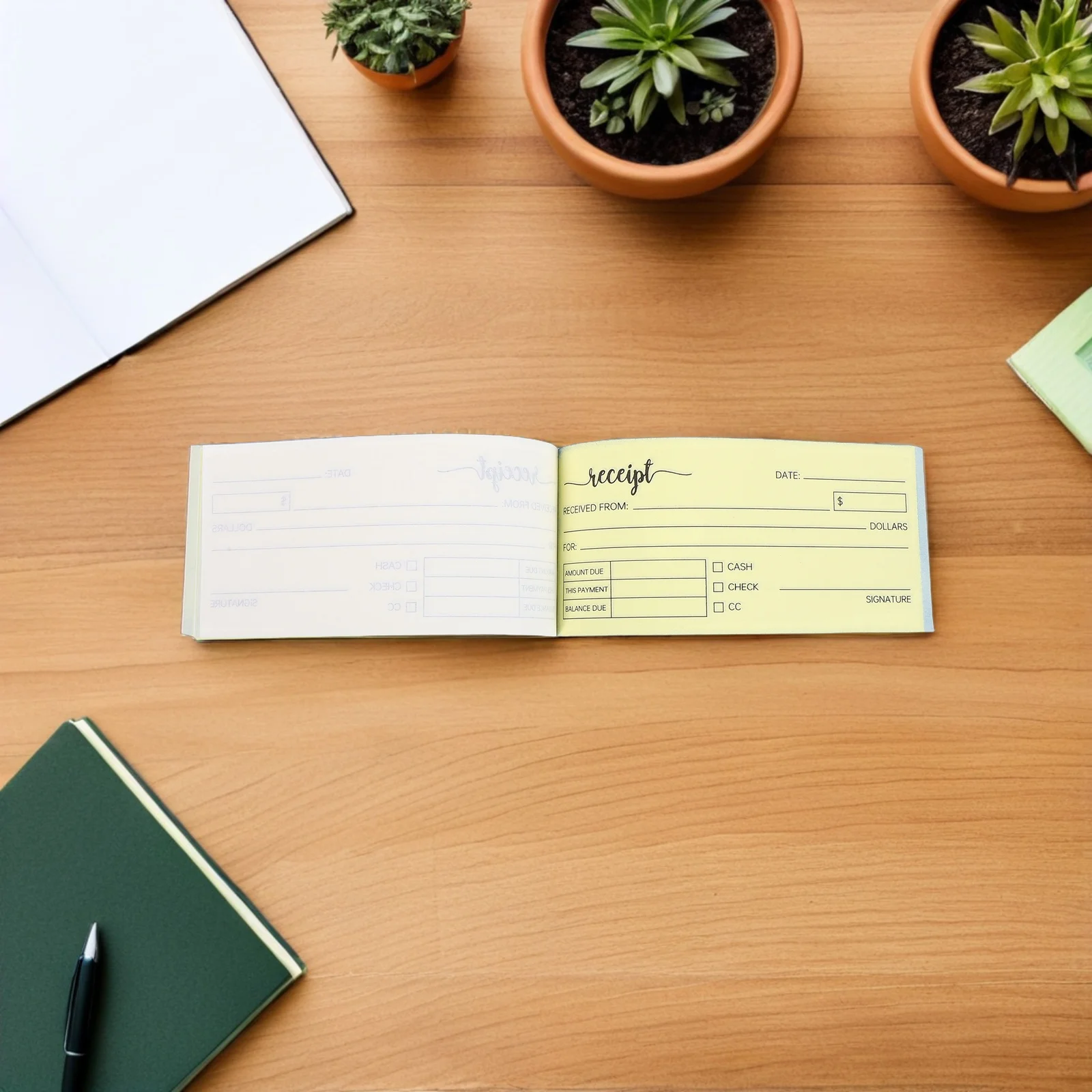 Rent Receipt Book Two Part Small Business Supplies Professional Money Rent Payment Invoice Organizer Receipt Book for Business