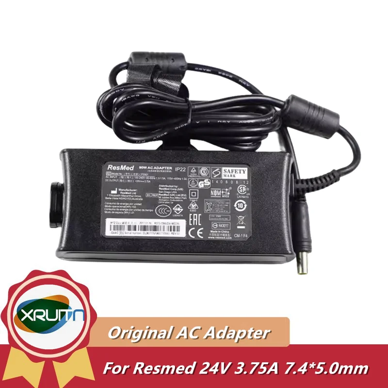 Original 370006 24V 3.75A AC Adapter 90W For Resmed Air Sense S10 IP22 37030 Air 10 370001 370002 DA-90F24 DA90A24 R370-7232