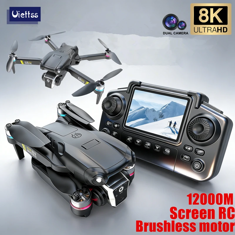 K13MAXProfessionalRCDroneWIFIFPV8KHDCameraFoldableQuadcopterHeightHoldGesturePhotographyScreenRemoteControlToy-AliExpress26