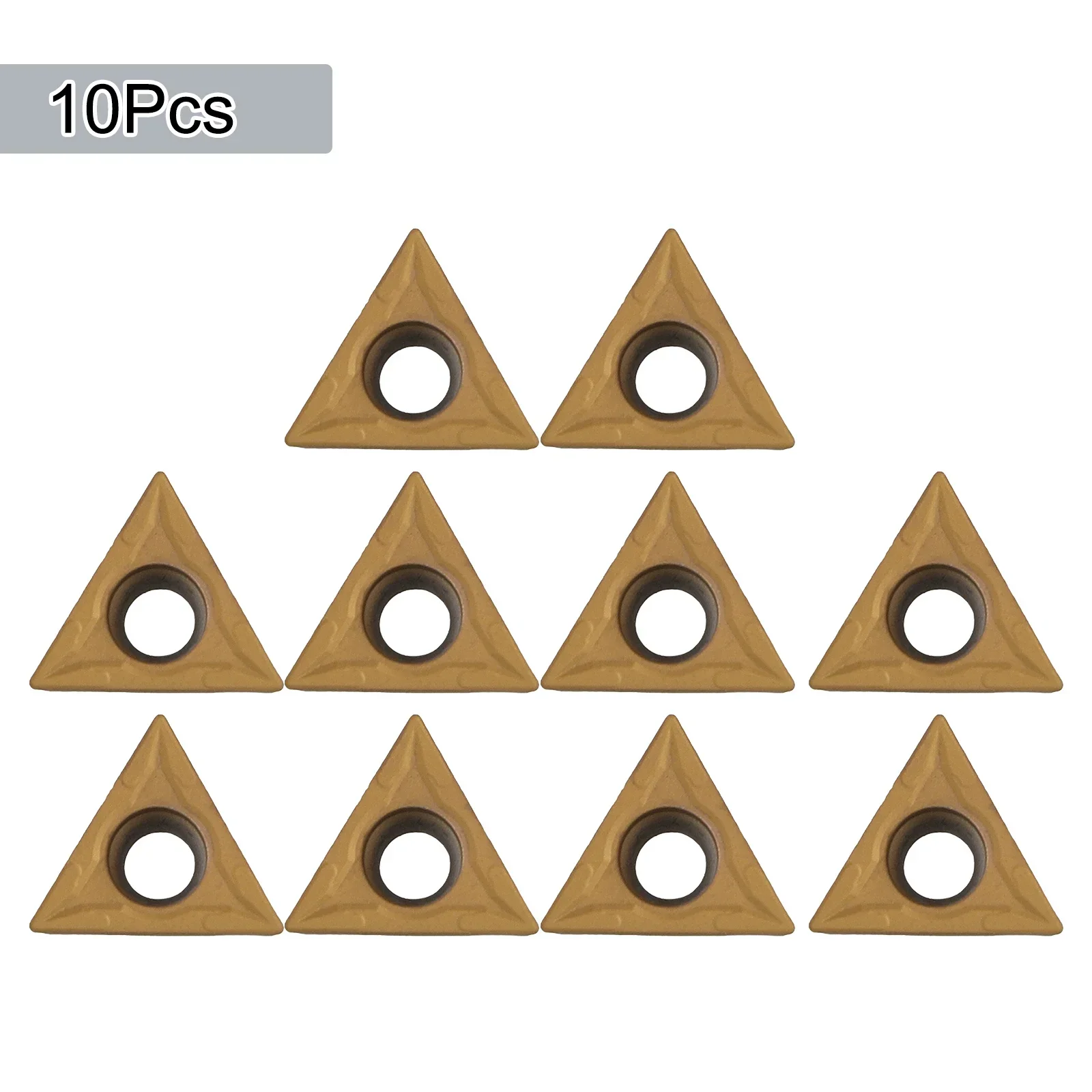 10pcs TCMT16T304 Carbide Turning Inserts Bronze Carbide Blade Cutting Tools For Steel Parts And Stainless Steel 100*40*10mm