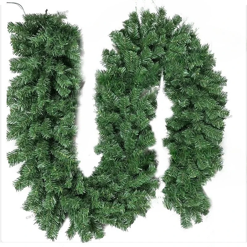 270CM Encrypted PVC Flocking Rattan Christmas Decoration Christmas Rattan Snowflake Cane Decoration Xmas