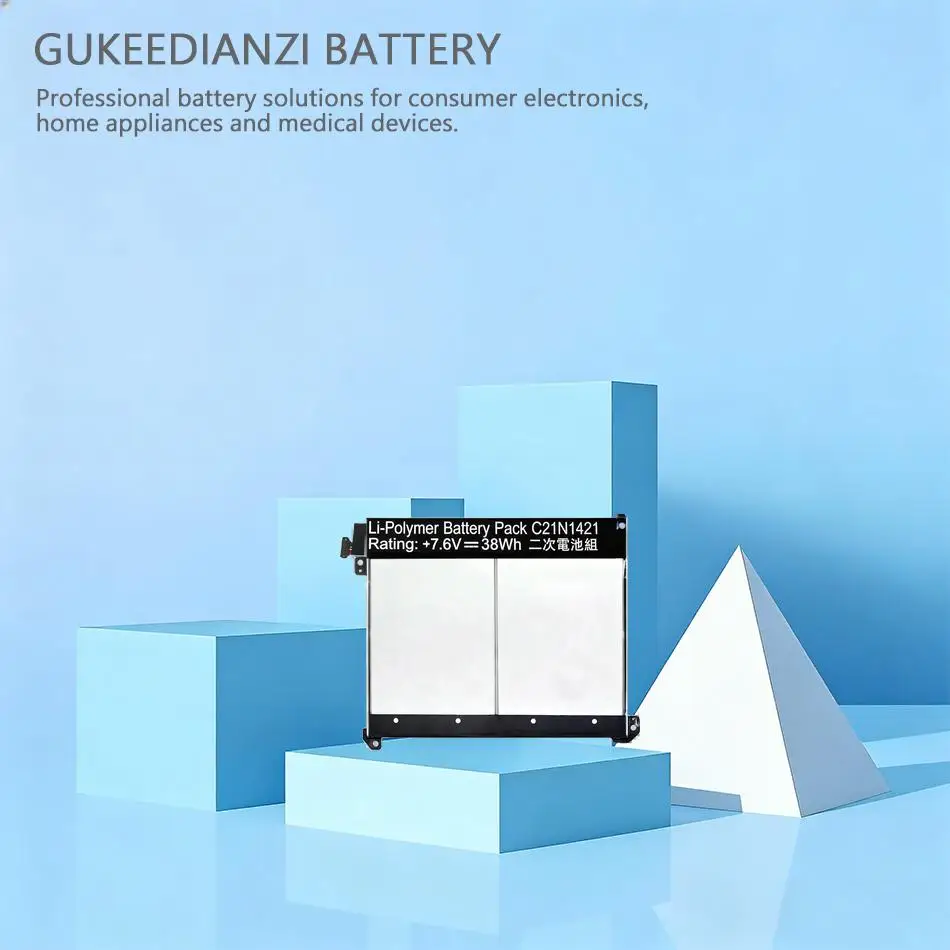 

5000Mah C21N1421 C21N1418 For Asus Transformer Book T300CHI Good Low-Temperature Performance High Compatibility Laptop Battery