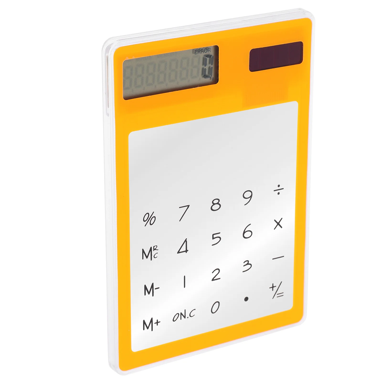 Calculator Calculators Desktop Thin School Secondary Portable Small Orange Retro