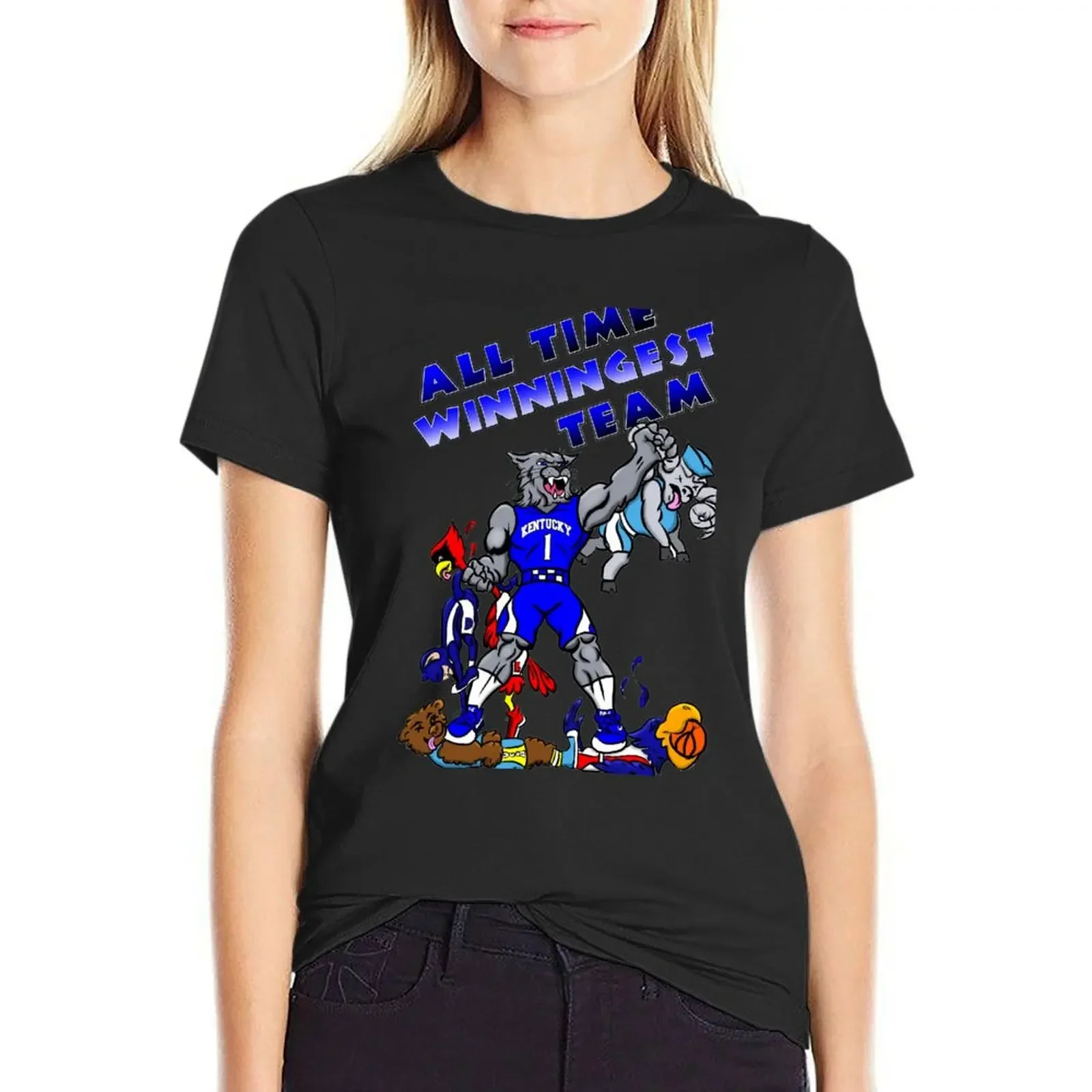 

All-Time Winningest Team- Kentucky T-Shirt quick-drying animal print shirt for girls sports fans summer blouses woman 2025