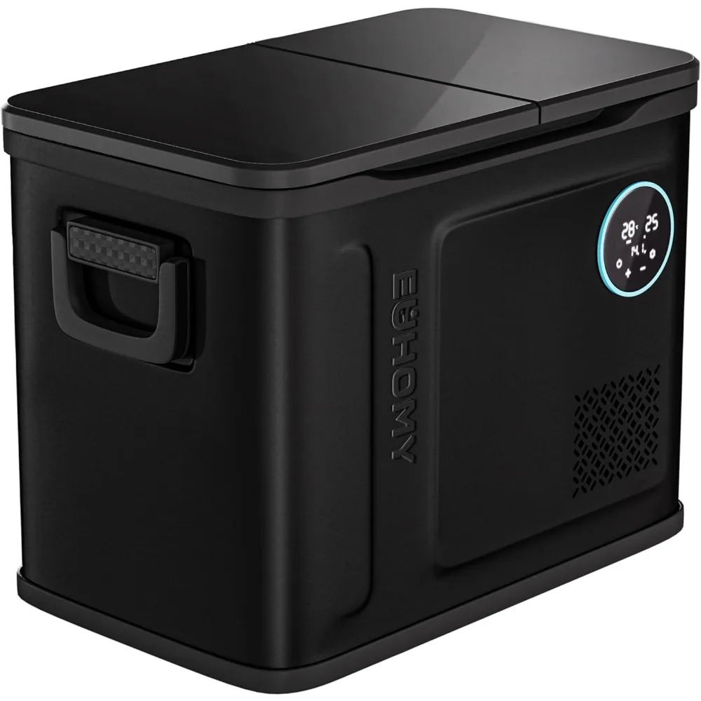 

12 Volt Refrigerator, 48QT Dual Zone Electric Cooler, Car Refrigerator with 12/24V DC 110-240V AC, Car Fridge -4℉~68℉, Portable