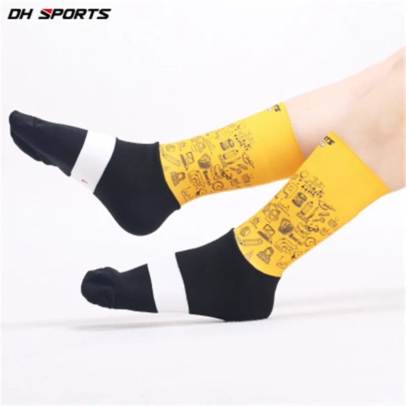 Calcetines de ciclismo para deportes al aire libre, antideslizantes, interiores, para bicicleta de montaña y carretera, transpirables, para ciclismo, senderismo, viajes, correr