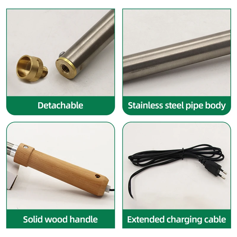 Electric Remove Cattle Horn Device Bloodless Dehorner for Cow Calves Lamb Removing Angle Heating Copper Head Farm Animal Equip