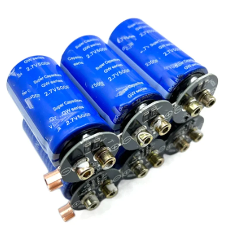 

A27U New 2X 16V83F Supercapacitor Automobile Rectifier Module 2.7V500fx6 Super Capacitor With Balance Protecting Plate