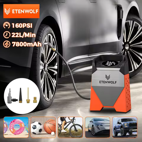 ETENWOLF ZEPHYR S3C Portable Air Compressor — Best feature-rich cordless compressor listing