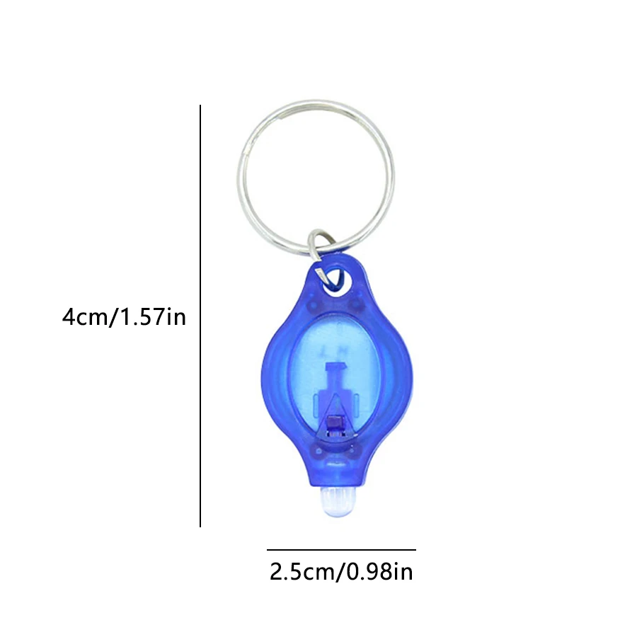 Mini Keychain LED Flashlight Promotion Gifts Torch Light Lamp Key Ring Light Torch Black Light UV Flashlight Ultraviolet