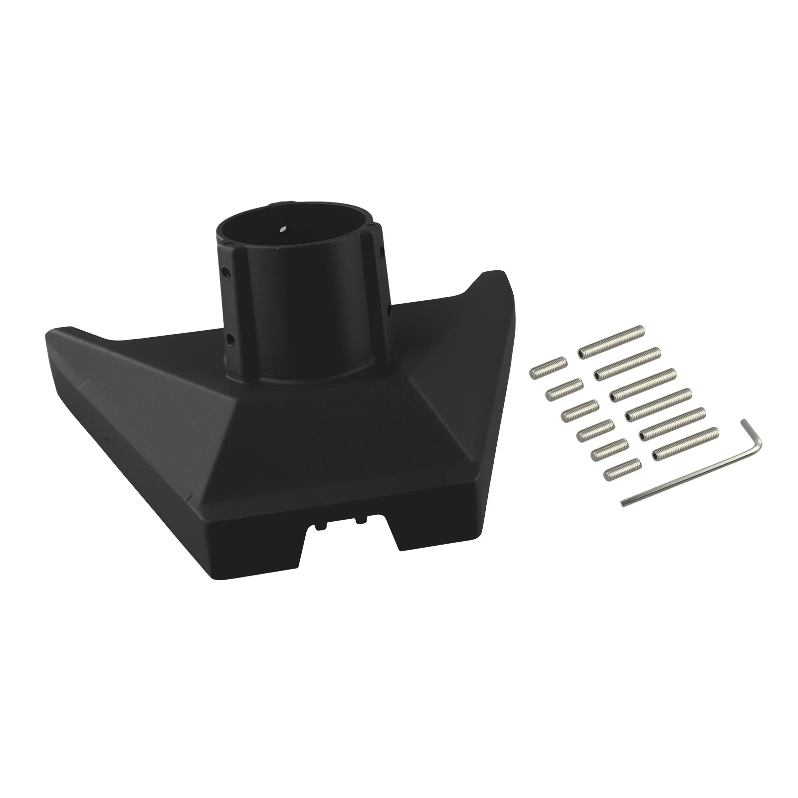 For Starlink Standard Equipment Pole Mount Adapter Aluminum Alloy Easy Installation Flexible Positioning Sturdy Foundation