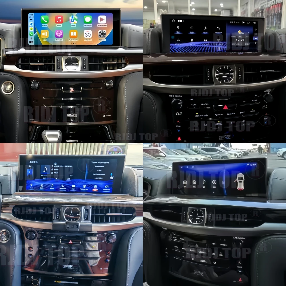 12.3 Inch Android 13 For Lexus LX570 LX 570 LX450 2016-2019 Car Radio Multimedia Player GPS Navigation Wireless Carplay 5G WIFI
