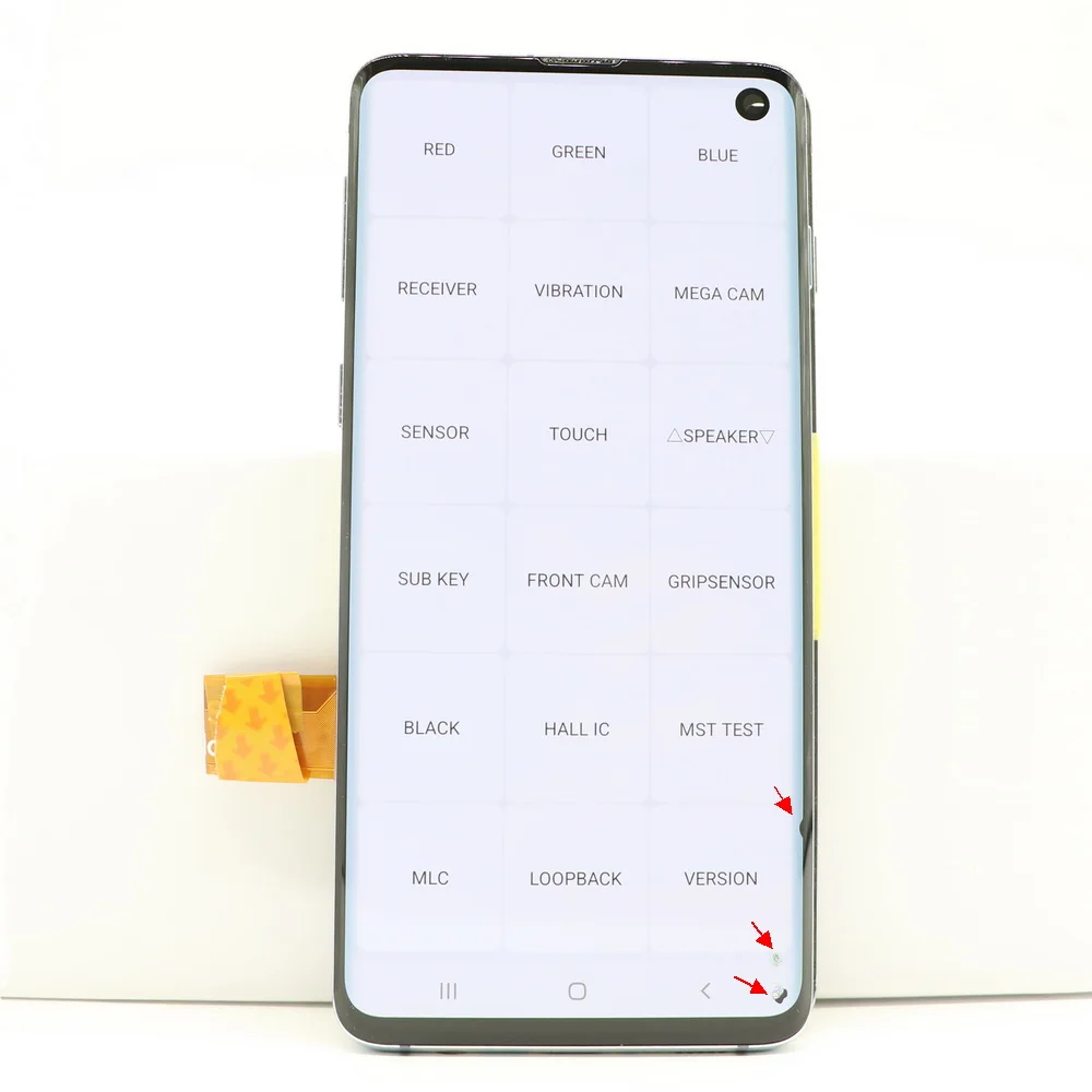 With defects For Samsung Galaxy S10 AMOLED G973 G973F LCD Display Touch Screen Digitizer Assembly Replacement 100% testing