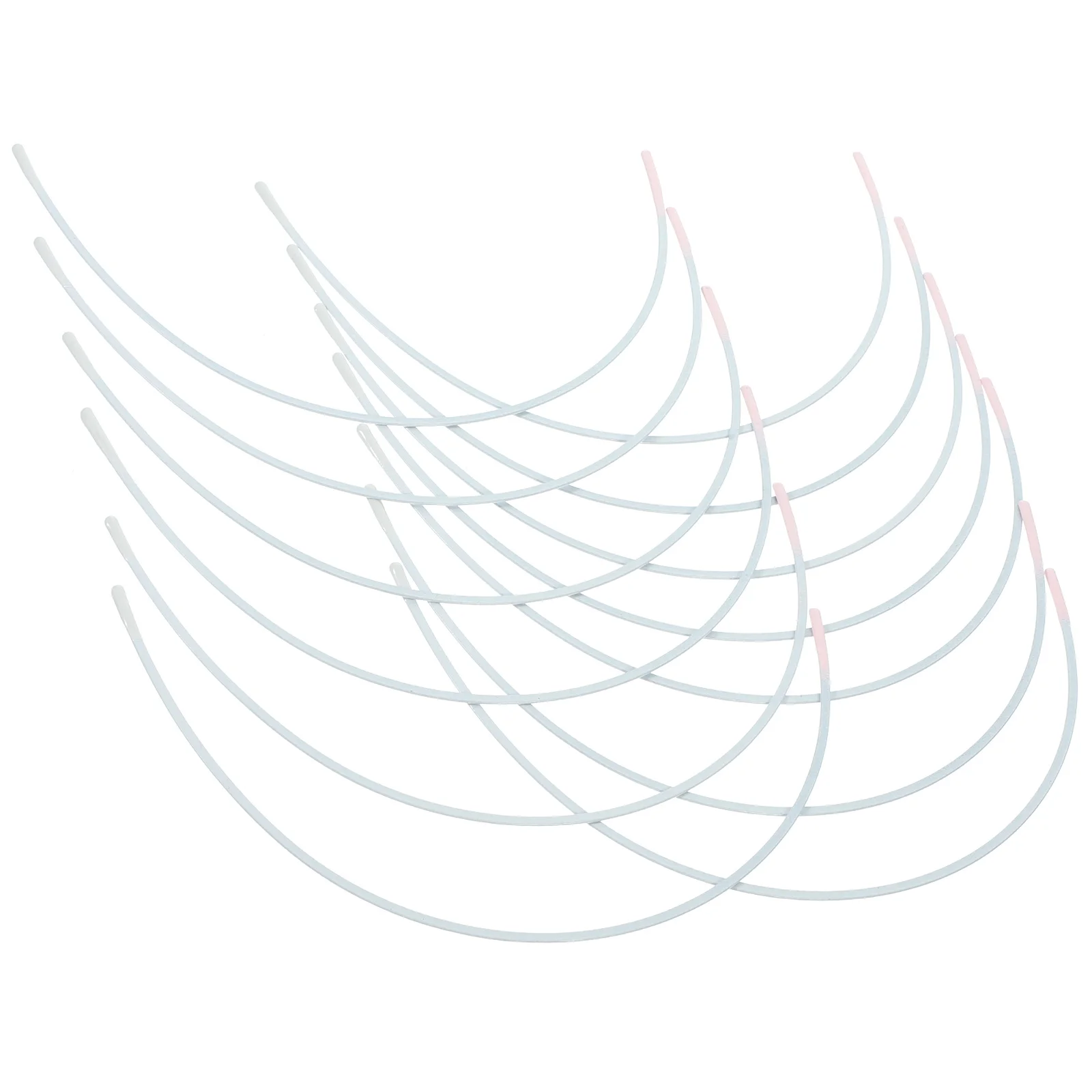 

10 Pairs Women's Bras Underwire Replacement Steel Rings for Underwear Prop Metal Repair Support