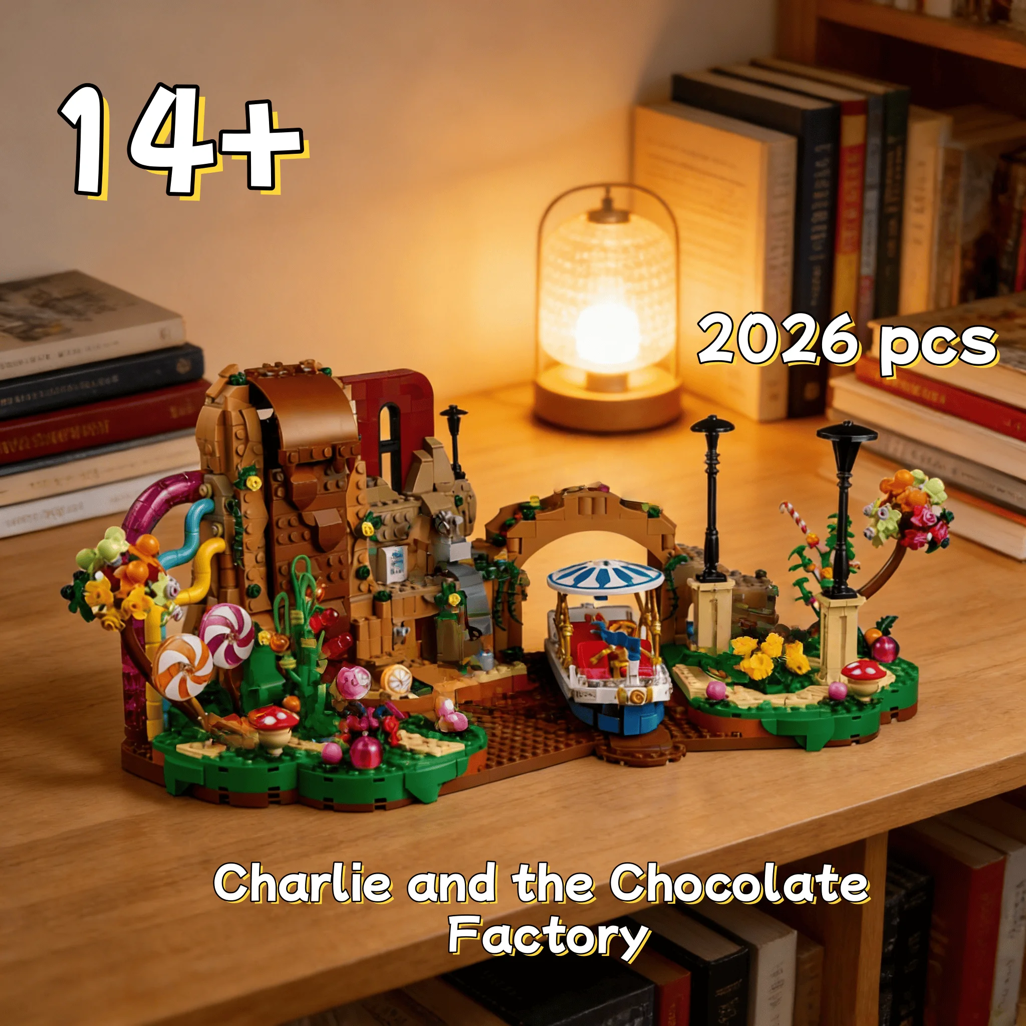 2026 Nuevo Set Clásico de Bloques de Construcción de Fábrica de Chocolate 21360, Ladrillos de Montaje con Vista a la Calle, Juguetes, Regalos de Caja Sorpresa para Niños