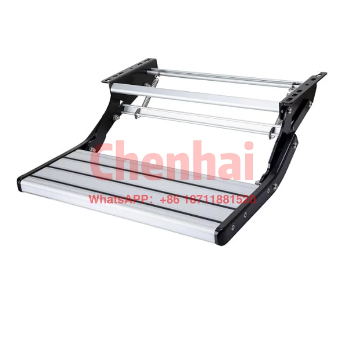 

200KG Load RV Steps Adjustable Folding Manual Hand Caravan&camper Trailer Steps with Single Drop Down