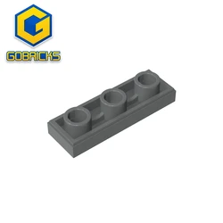Gobricks GDS-M258 Tile, Modified 1 x 3 Inverted with Hole compatible with lego 35459 Assembles Building Blocks children's toys