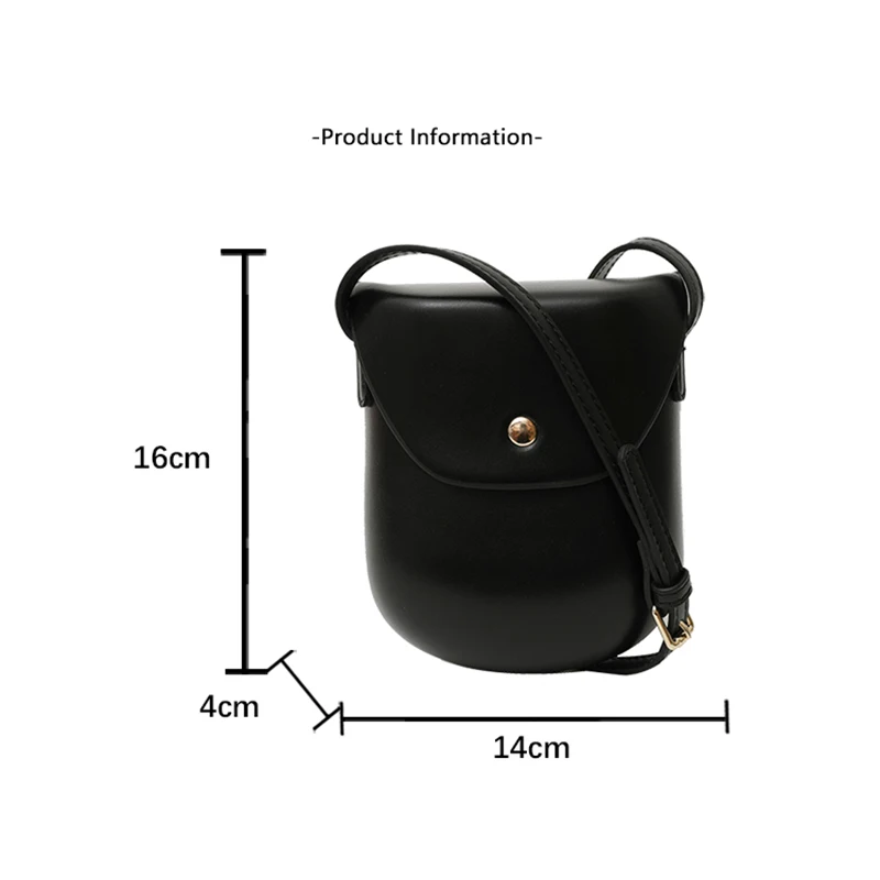 Vintage Small Shoulder Bag for Women Pu Leather Female Crossbody Messenger Bag Mini Sling Bag Casual Phone Purse Handbag Wallet