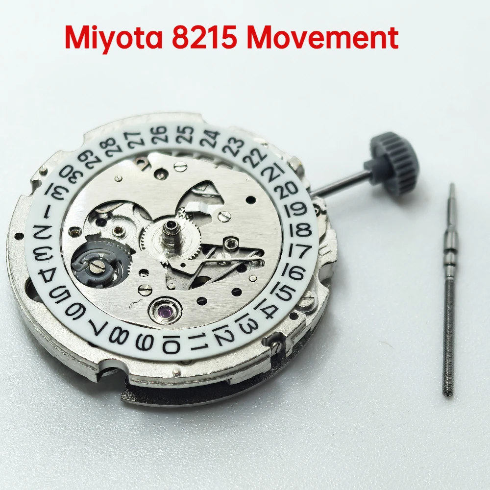 Japan Miyota 8215 Uhrwerk Automatischer Ersatzmechanismus 21 Steine Hochpräzise Werkzeugteile Ohne Sekundenzeiger-Stoppfunktion – Detail 5