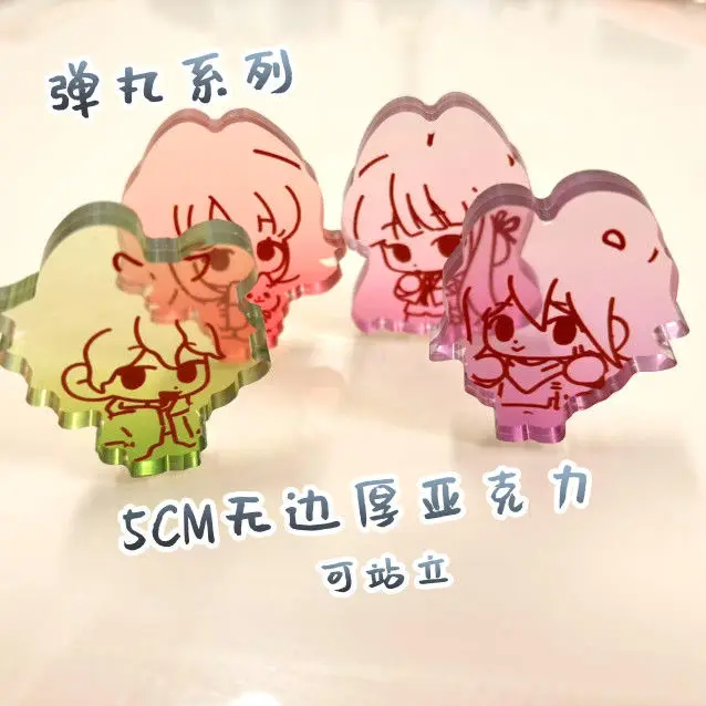 

5cm Anime Danganronpa Nagito Komaeda Nanami ChiaKi Kokichi Ouma Kirigiri Kyoko Cosplay Acrylic Stand Figure Standing Sign Gift