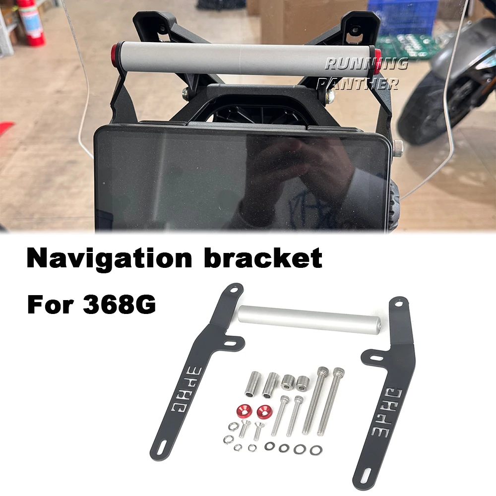 

For ZONTES 368G 368-G Motorcycle Navigation GPS Stand Holder Mobile Phone Aluminum Mount Bracket