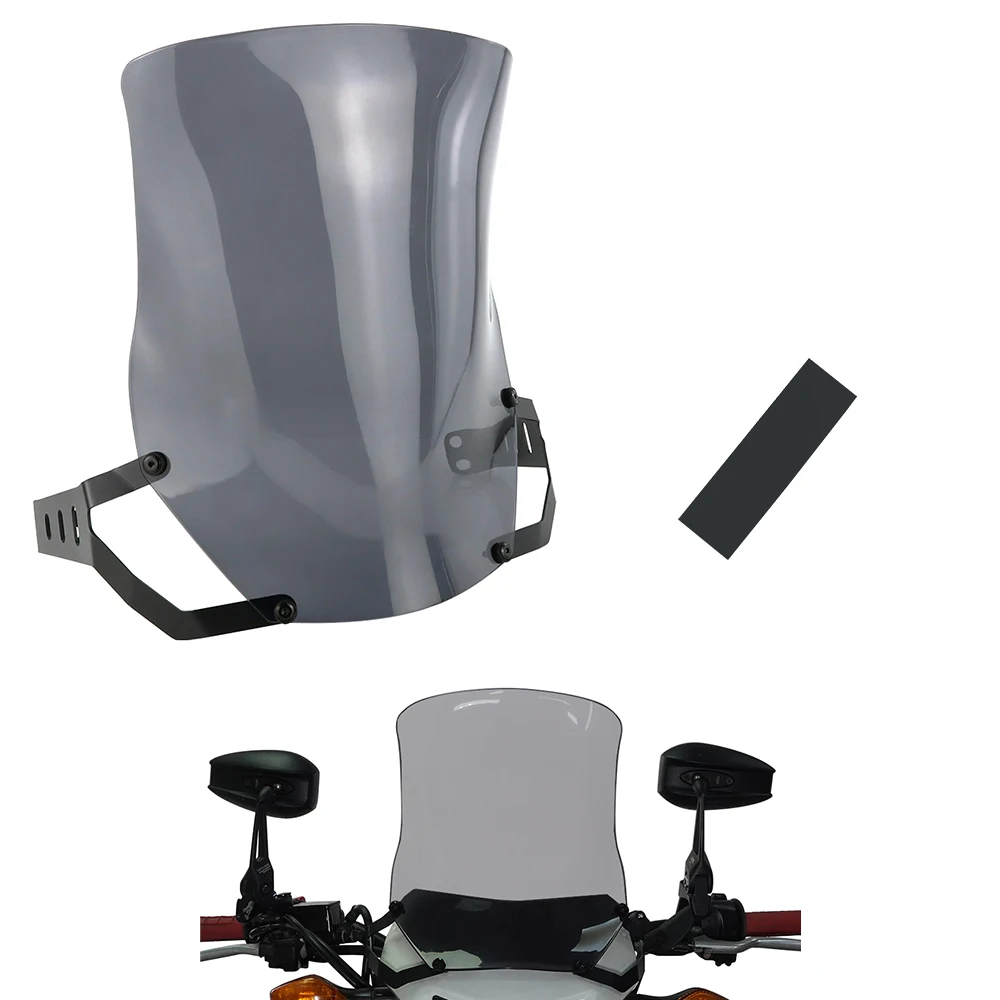 กระจกบังลมรถจักรยานยนต์ สำหรับ Honda CRF250L 2013-2020 CRF250 L CRF300L 2021-2024 CRF 300L ตัวป้องกันกระจกหน้ารถ