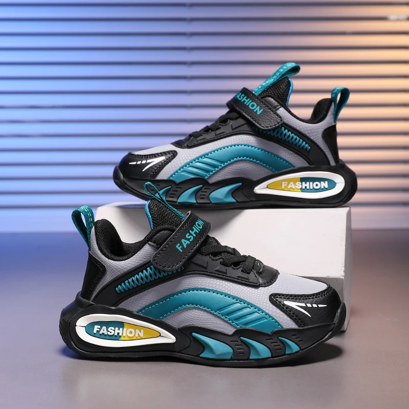 Hot Sell Children Shoes Girls Boys Fashion Sneakers Comfortable Kids Sports Shoes Breathable Casual Leather Outdoor Shoe