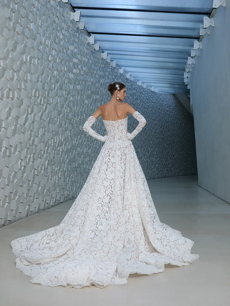 

A line Wedding Dress Lace Vestidos De Novia Sencillos Floral Elegantes Mangas Desmontables Vestido Sob Medida Civil Robe Mariage