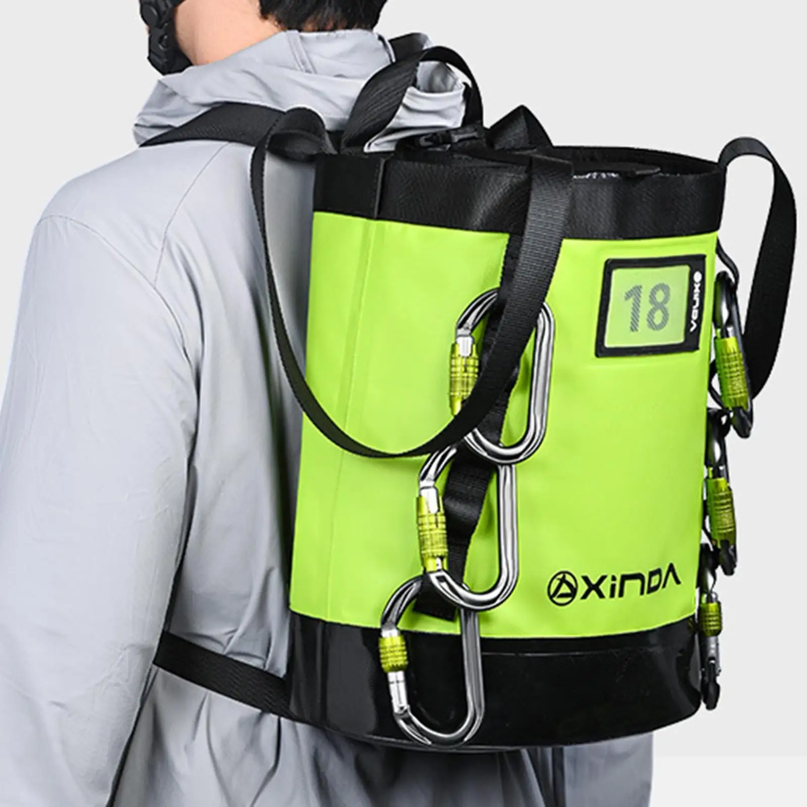 

Climbing Equipment Rope Bag Lightweight Practical Organizer Waterproof for Mountain Climbing Backpacking Hiking Fishing Backyard