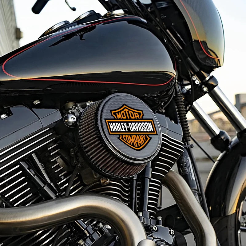 2pcs Motorcycle LOGO Tank Decal Motor Oil Cover Motorcycle Decal for Harley Helmet Stickers image 4