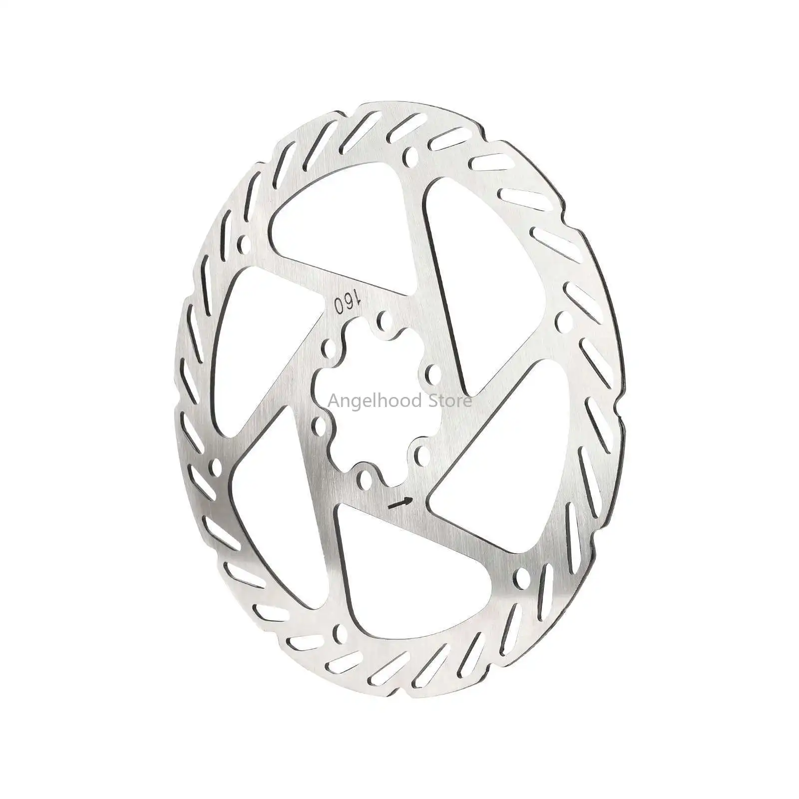 

MTB Bike Disc Brake Rotor 160mm Rotor Bicycle Stainless Steel Hydraulic Brake Rotor V-shaped 6 Bolt Mountain Cycling Spare Parts