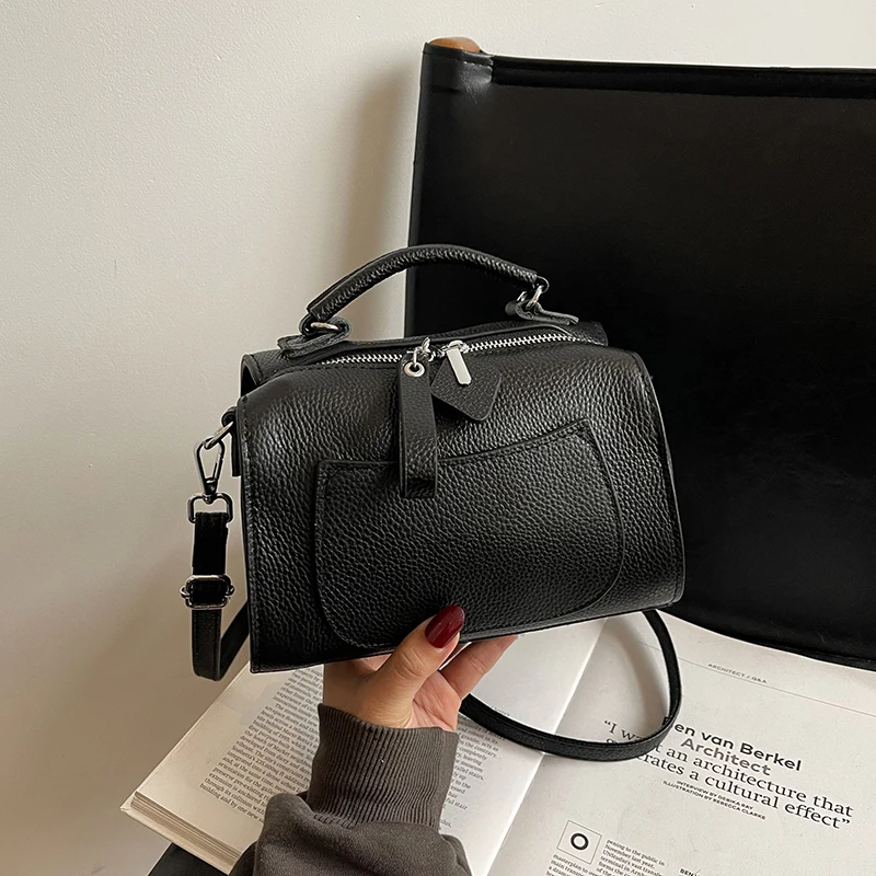 

100% натуральная кожа, дорожная сумка на плечо для отдыха, женская модная однотонная сумка, роскошные дизайнерские женские новые сумки-мессенджеры