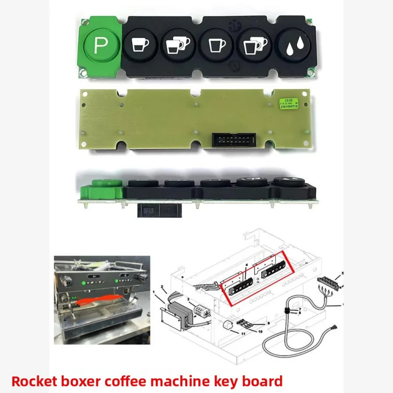 

for Rocket Boxer keyboard coffee machine key screen mainboard accessory