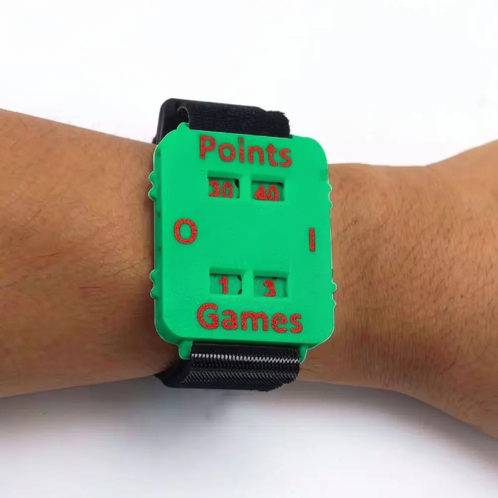 Handy Wrist Score Tracker For Tennis Badminton Racket Sports Manual Scoring Watch Counter Bracelet Equipment Tool
