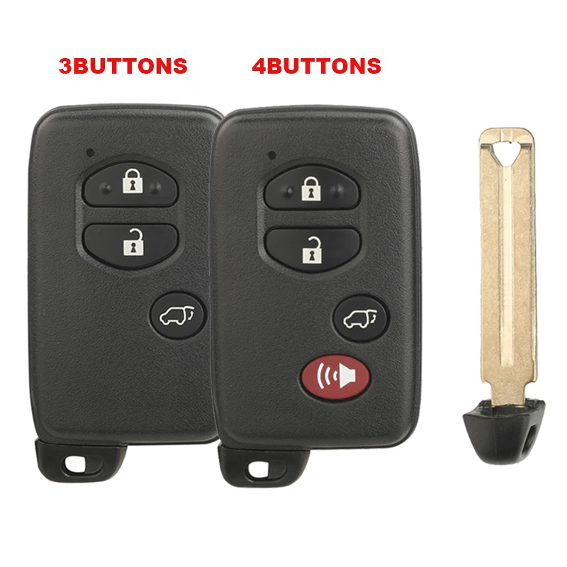 Jingyuqin Fernbedienung Auto Smart Key Fall Für Toyota Land Cruiser Prado Camry Coroa Majesta Highlander Cluger Mark X Subaru Foreste XV