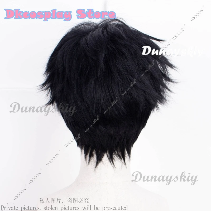 Ivan Alien Stage Anime Cosplay Costume Wig Man Woman Stage Costume Black Idol Handsome Suit Adult Party Role Play Daily Outfit