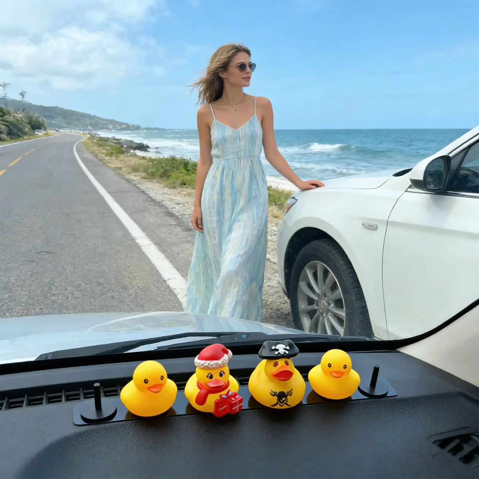Dash Animal Holders Magnetic Universal Matte Secure Adjustable Car Dash Animal Mounts for Adults Lovers Family Friends Women