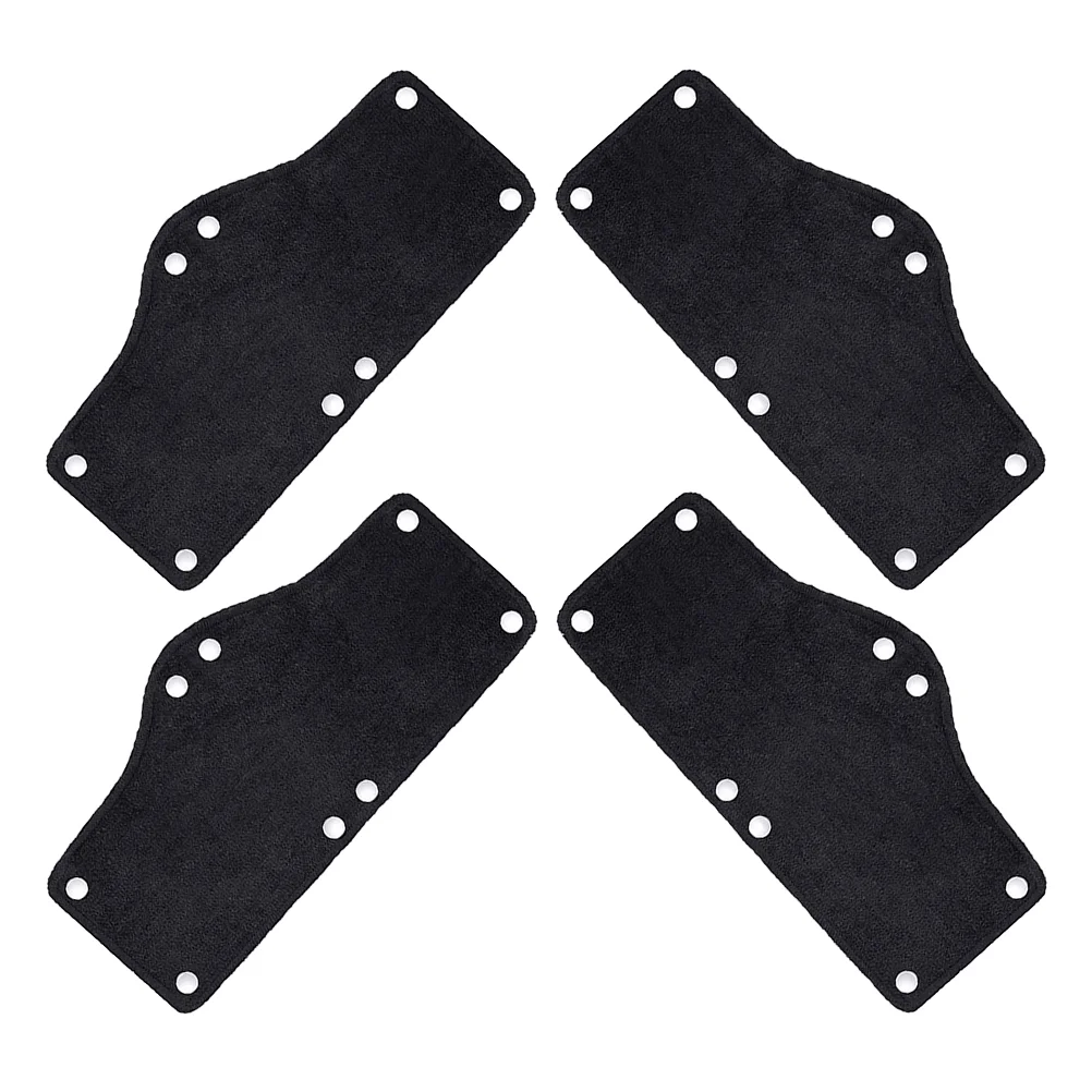 4 Pcs Hard Hat Accessories Sweat Band Safety Sweatband Sweatbands 2600X1250X020CM Washable Sweat-proof Black