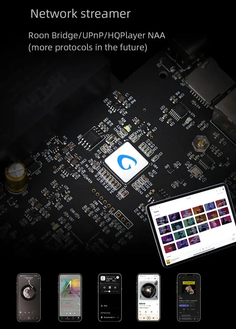 مكبر صوت لسماعة الرأس من غوستارد ، DAC متوازن أمبير FPGA MQA 8X غاسل روون بريدج AK4499EX ، audalltic AH90